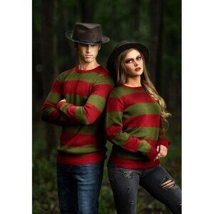 Freddy Kruger Nightmare On Elm Street Cosplay Costume Sweater - Medium